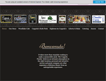 Tablet Screenshot of coppolas.net